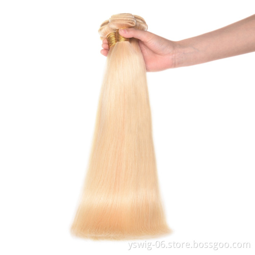 613 Hair Bundles Blonde Human Hair Wholesale Cuticle Aligned Raw Virgin Hair